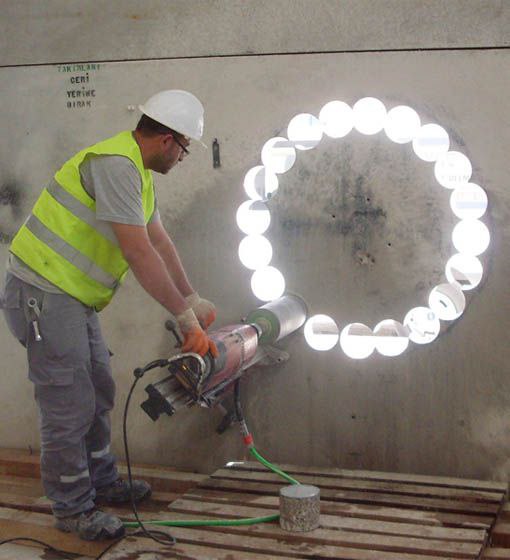 Ventilyatsiya uchun devor teshish